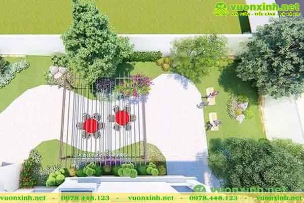 Thiết kế thi công sân vườn