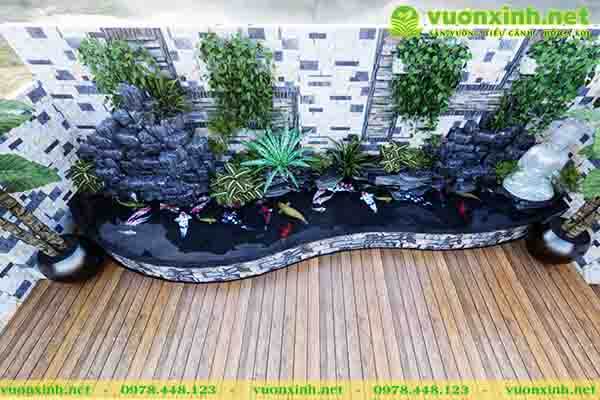Hồ cá koi sân vườn