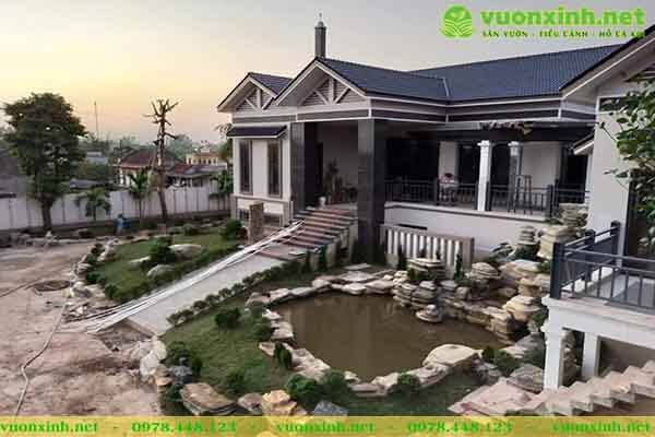 Mẫu hồ cá koi đẹp nhất