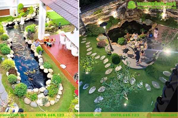 Thiết kế hồ cá koi chuẩn đẹp