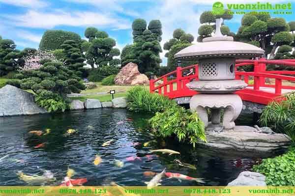 Thiết kế hồ cá koi chuẩn đẹp