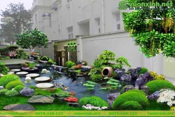 Vị trí đặt hồ cá koi hợp phong thủy